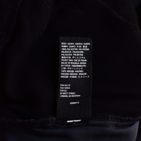 Free People Oliviera Halter Jumpsuit Black Slouchy Cargo Button Front Size L - Picture 11 of 11